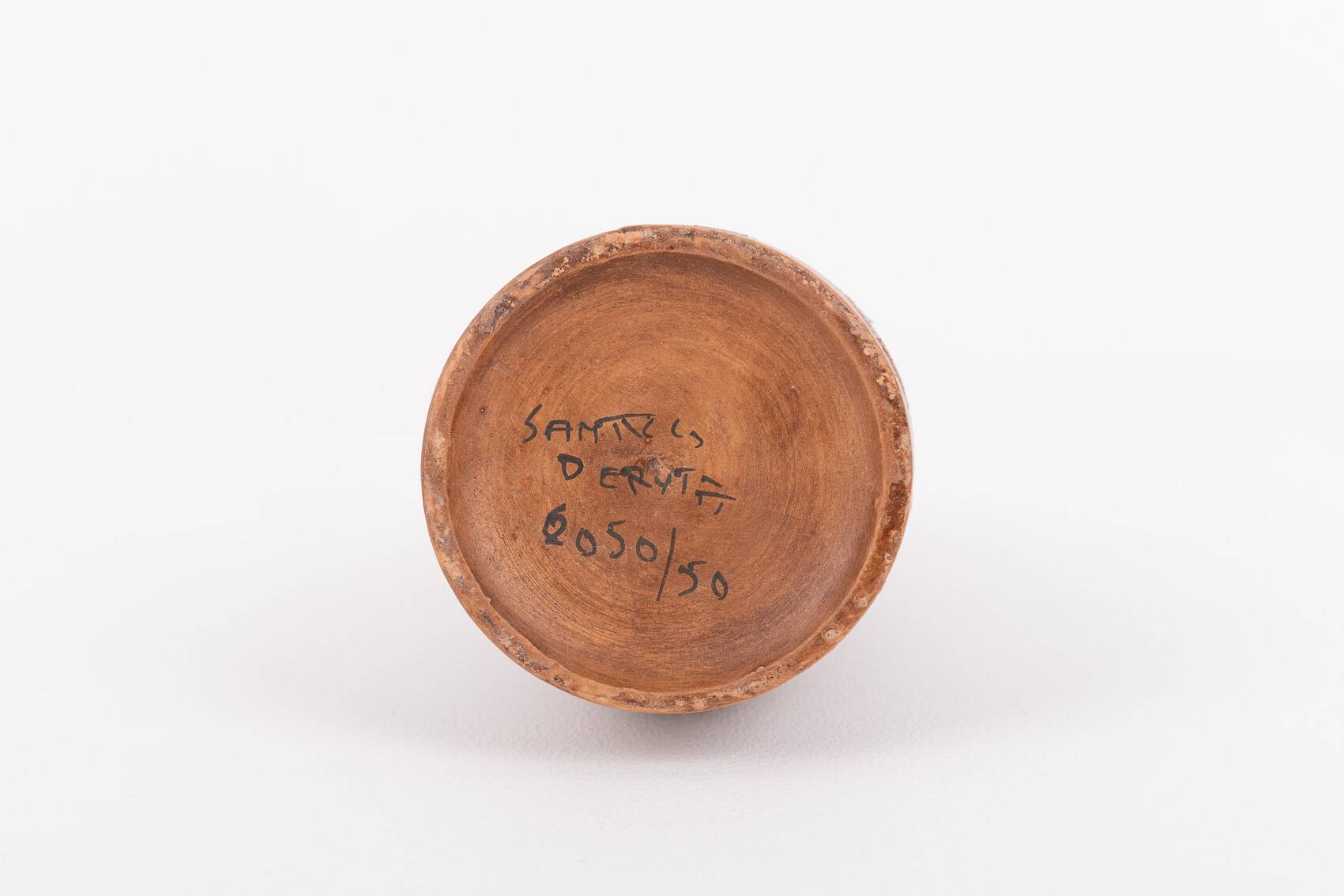 Vase italien en terre cuite, années 1980