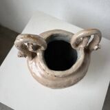 Ceramic bowl with ram heads