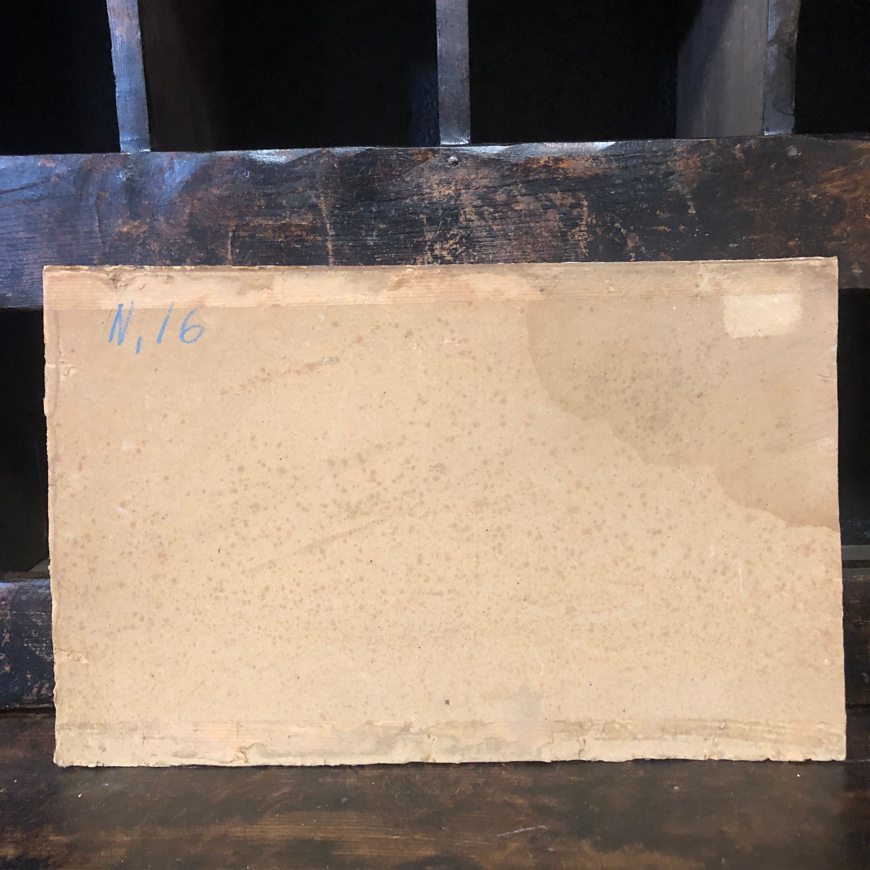 Oil on panel signed breval - mas provençal