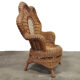 Fauteuil en rotin bohème