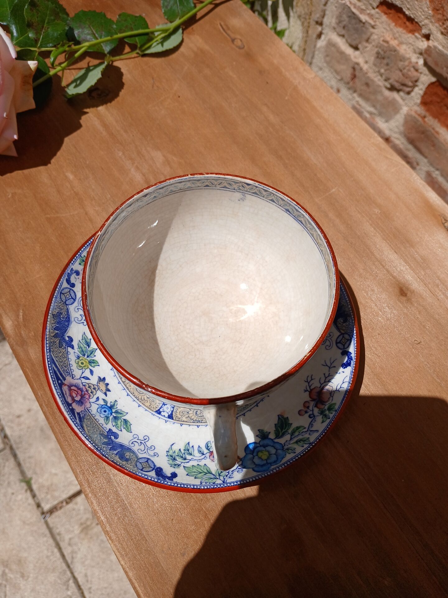 Antique ironstone cup