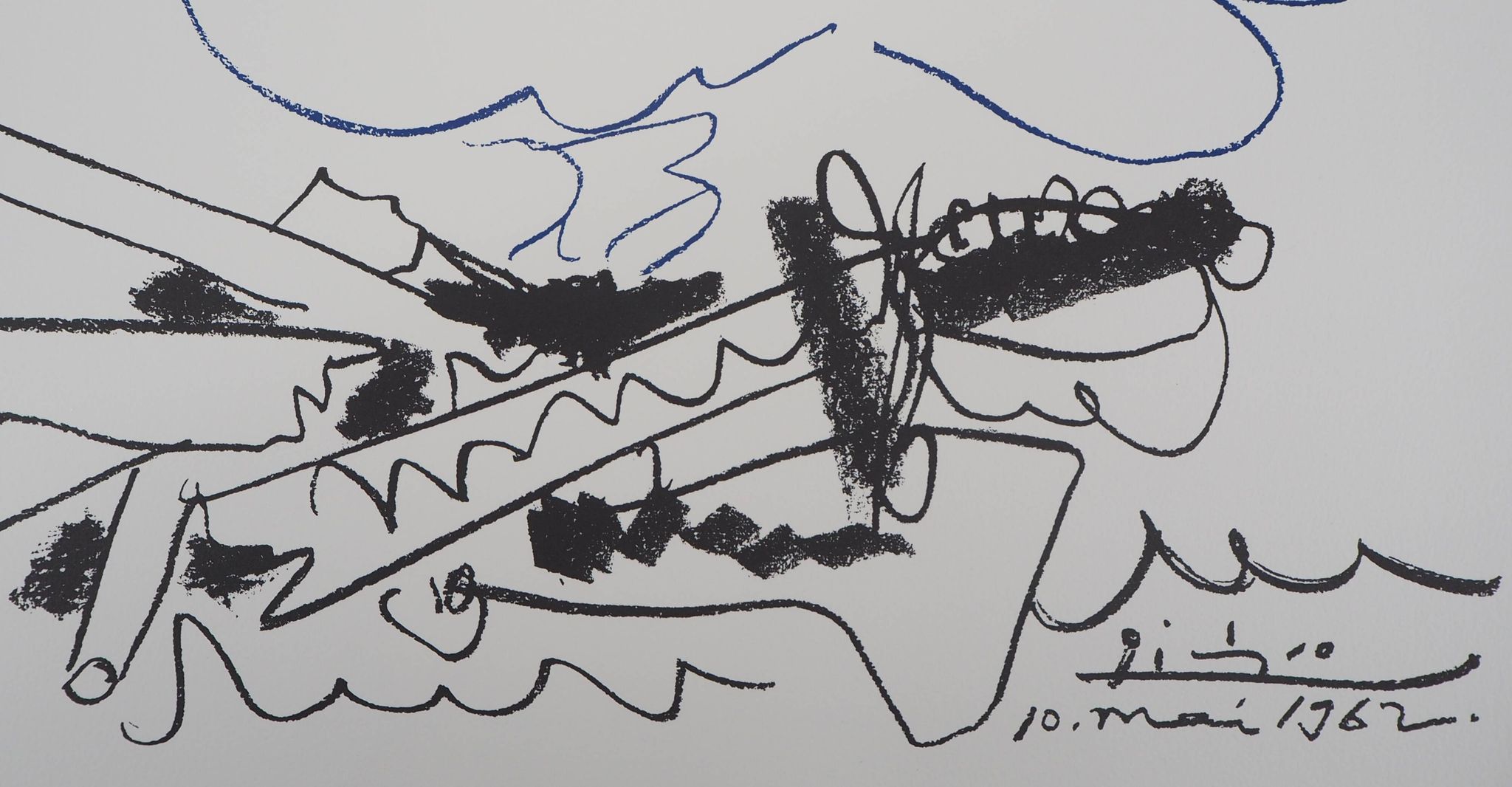 Pablo Picasso : Colombe de l'avenir, Lithographie signée