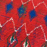 Tapis Marocain Boujad rouge - 145 x 226 cm