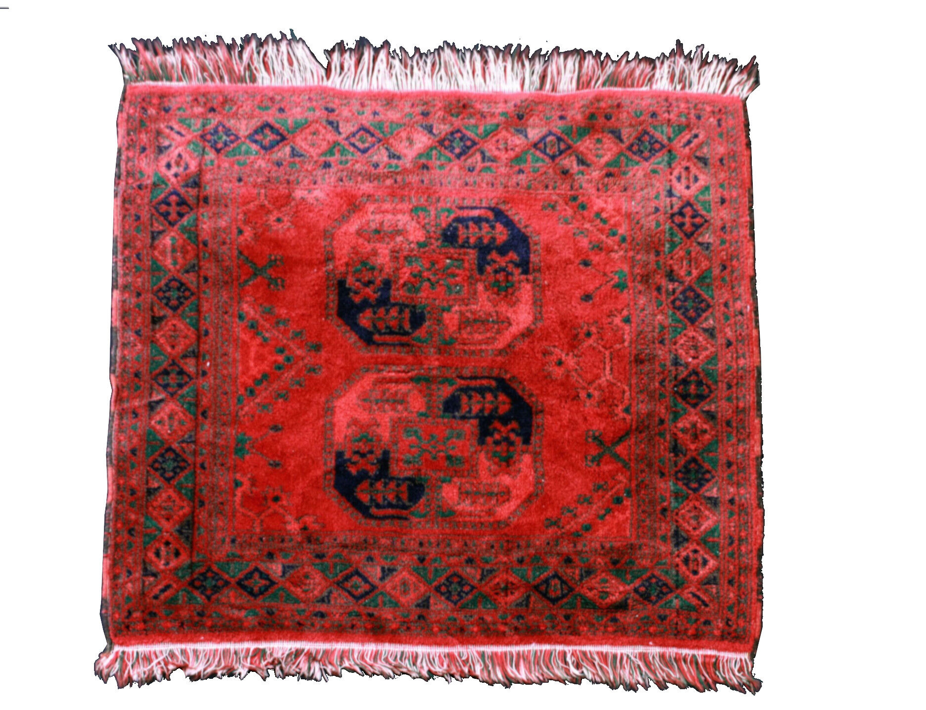 Afghan carpet ersari, handmade - 102x100cm