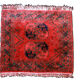 Tapis afghan ersari, fait main - 102x100cm