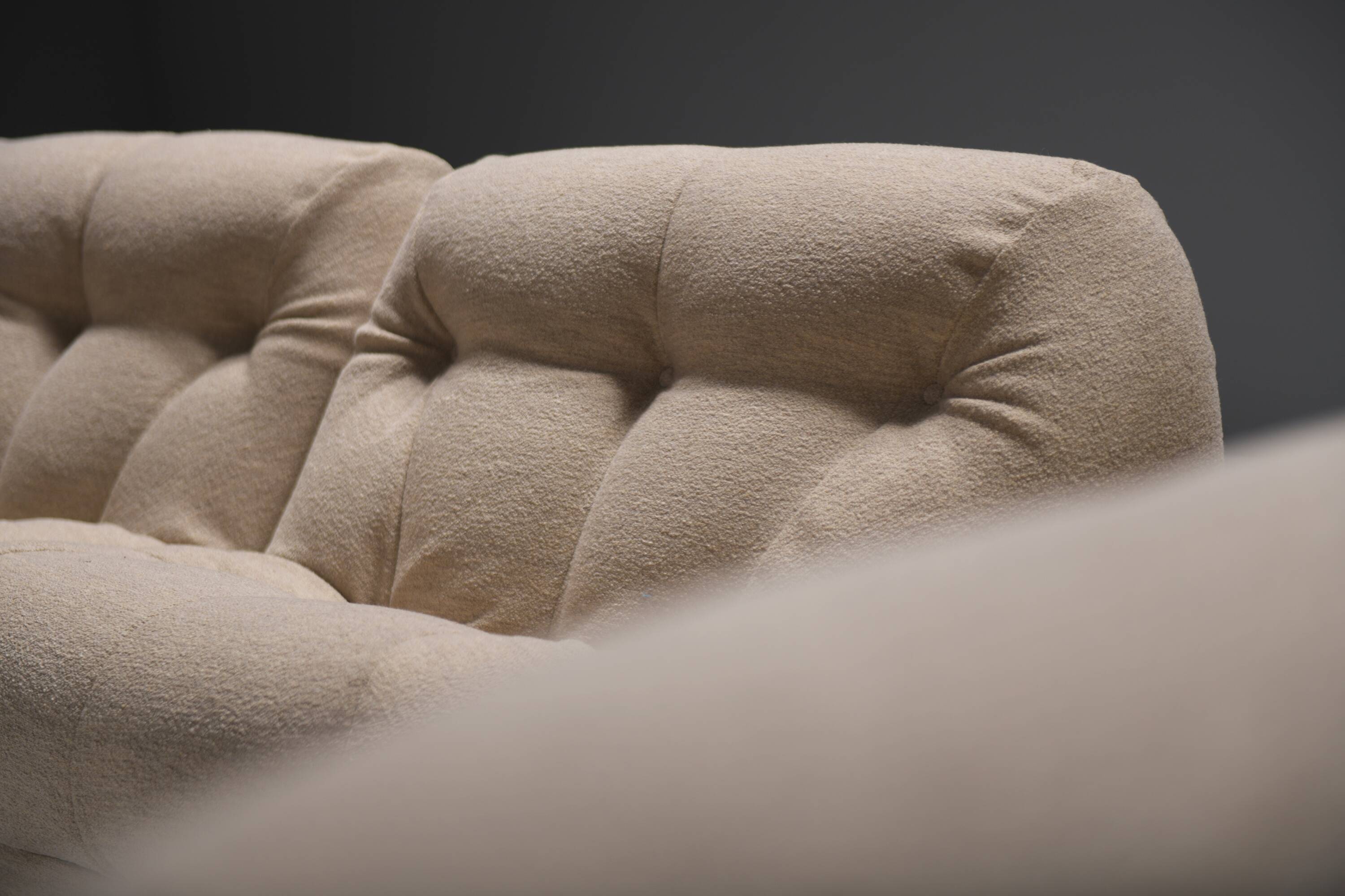 Great Vintage Nuvolone set in bouclé by Rino Maturi for MiMo Padova Italy