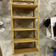 Rattan bookcase shelf