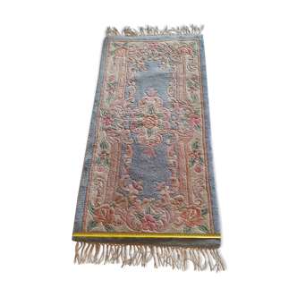 Tapis chinois en laine  62x130cm