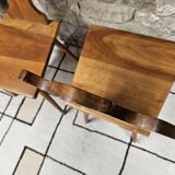 Set of 4 brutalist chairs 1970"