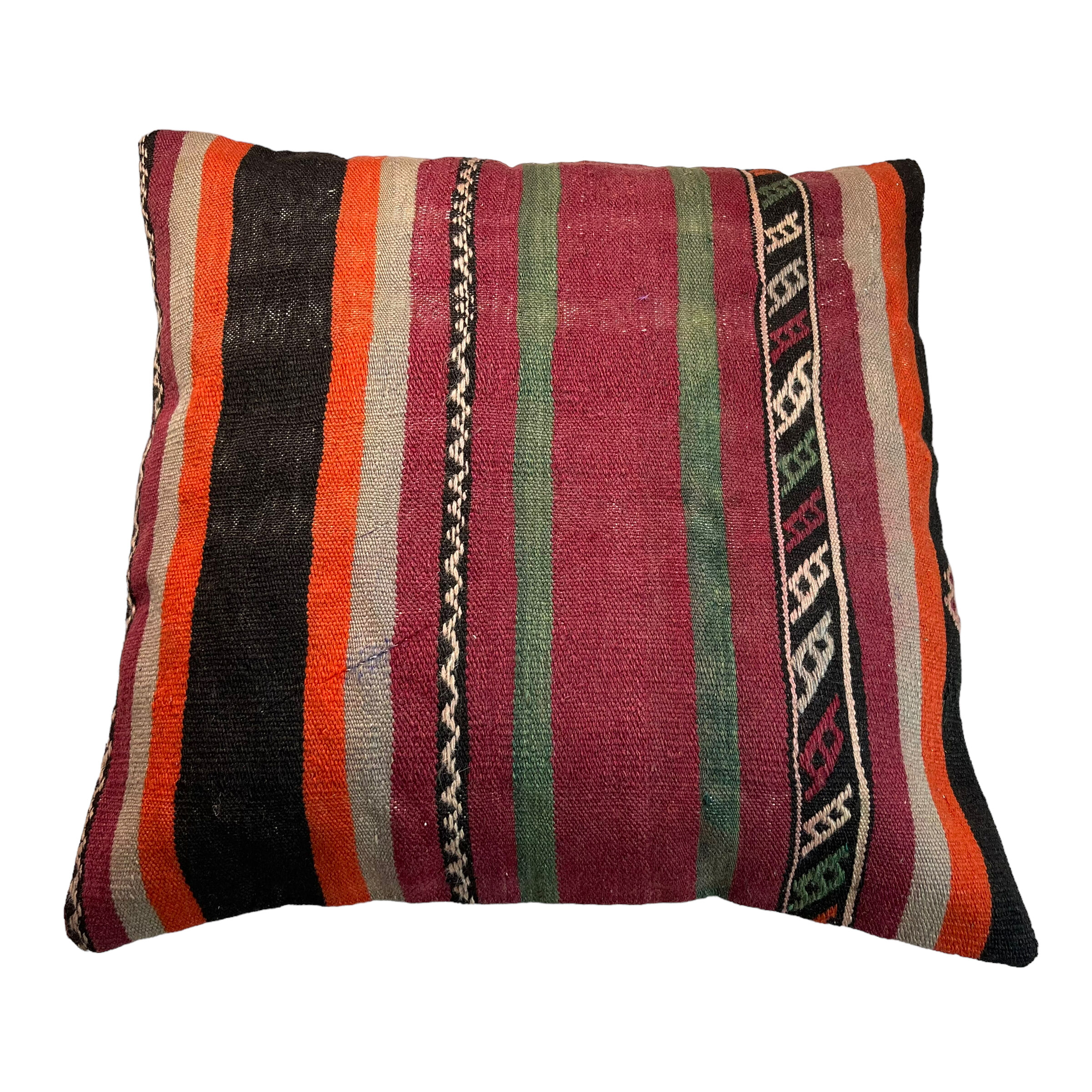 Vintage turkish kilim cushion cover