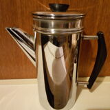 Cafetière  MENESA en Cuivre Chromé vintage 1950