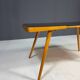 Mid-Century Coffee Table by Interiér Praha with Opaxite Glass Top, 1960s