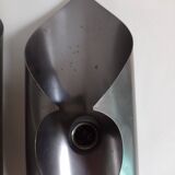 Appliques acier brossé 1970