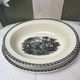 Set of 2 oval dishes in Wedgwood porcelain model "Lugano" old