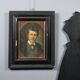 Ancient painting signed Giovanni Pezzotta, oil on canvas, 19th century.