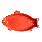 Plat poisson en céramique Emile Henry France