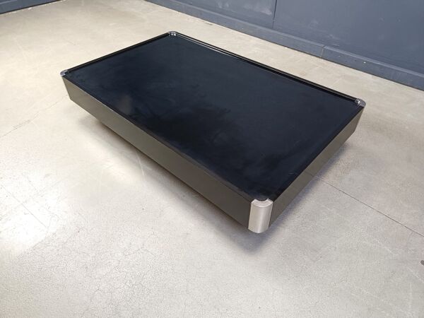 Table basse vintage attribuée à Willy Rizzo pour Mario Sabot, années 1970