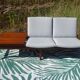 Modular 3-seater sofa + a teak coffee table by Karl SØrlie & SØnner