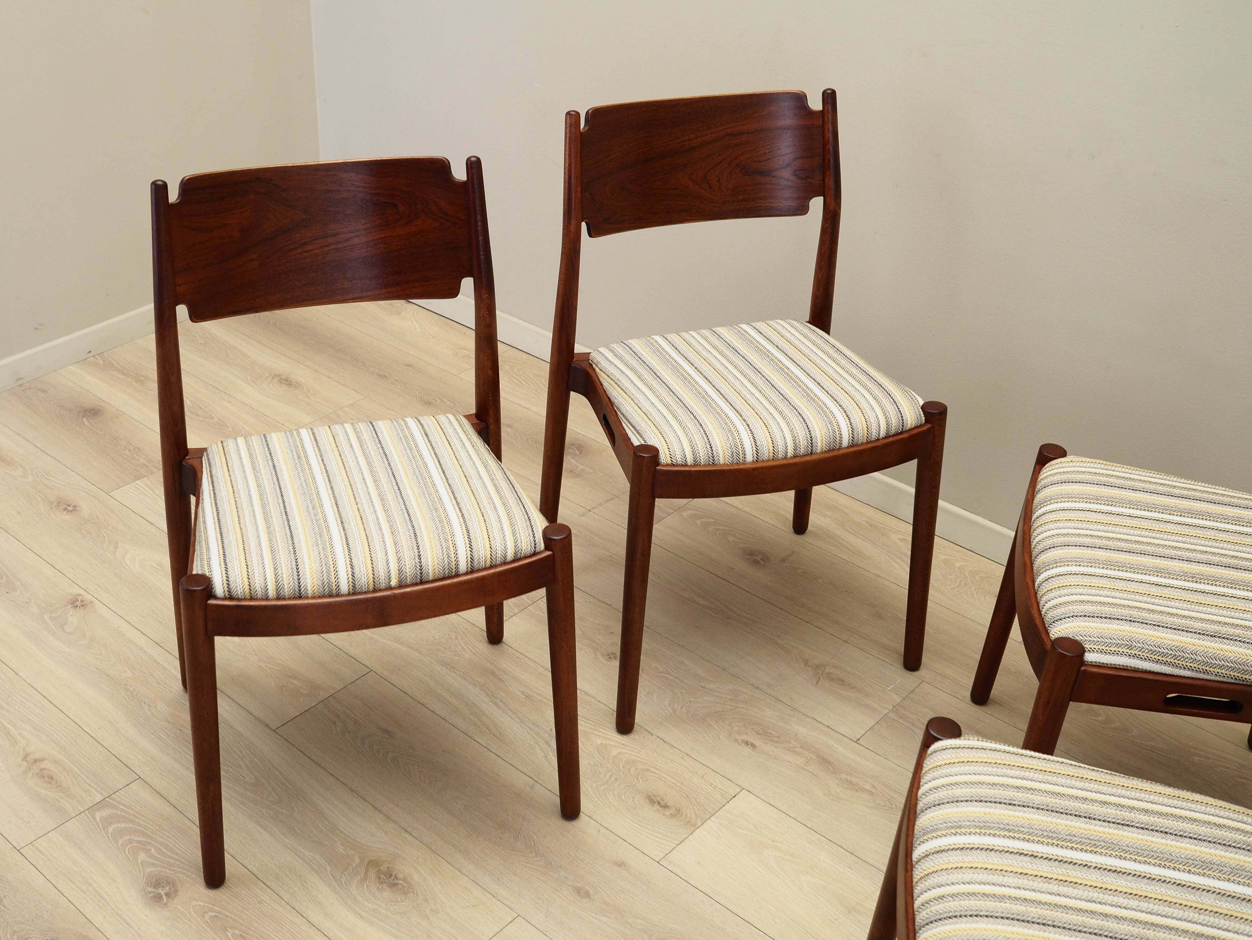 Set of four chairs, Danish design, 1970s, production: Denmark