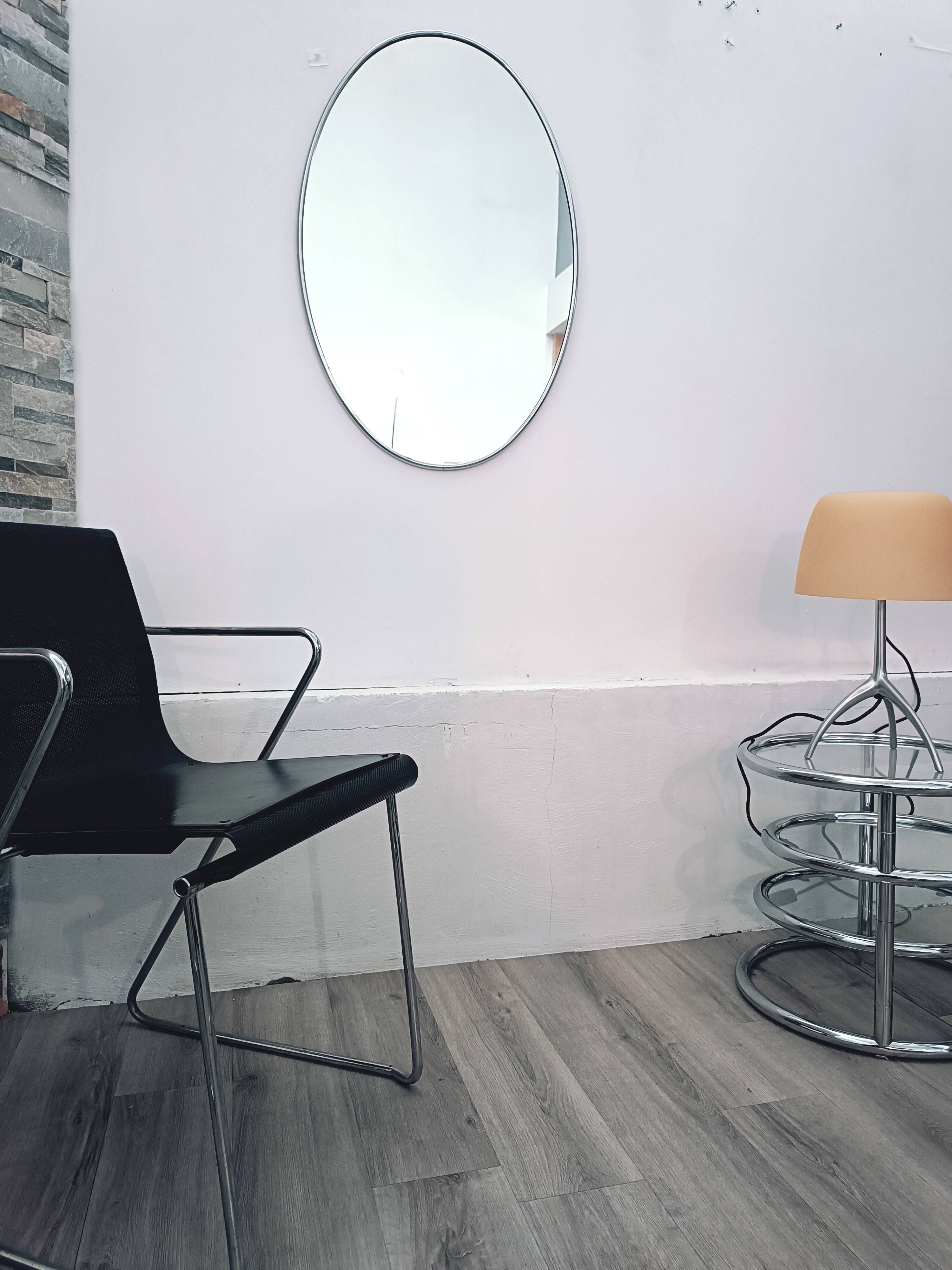 Oval mirror, Italy 1970