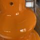 Vintage orange opaline glass pendant light