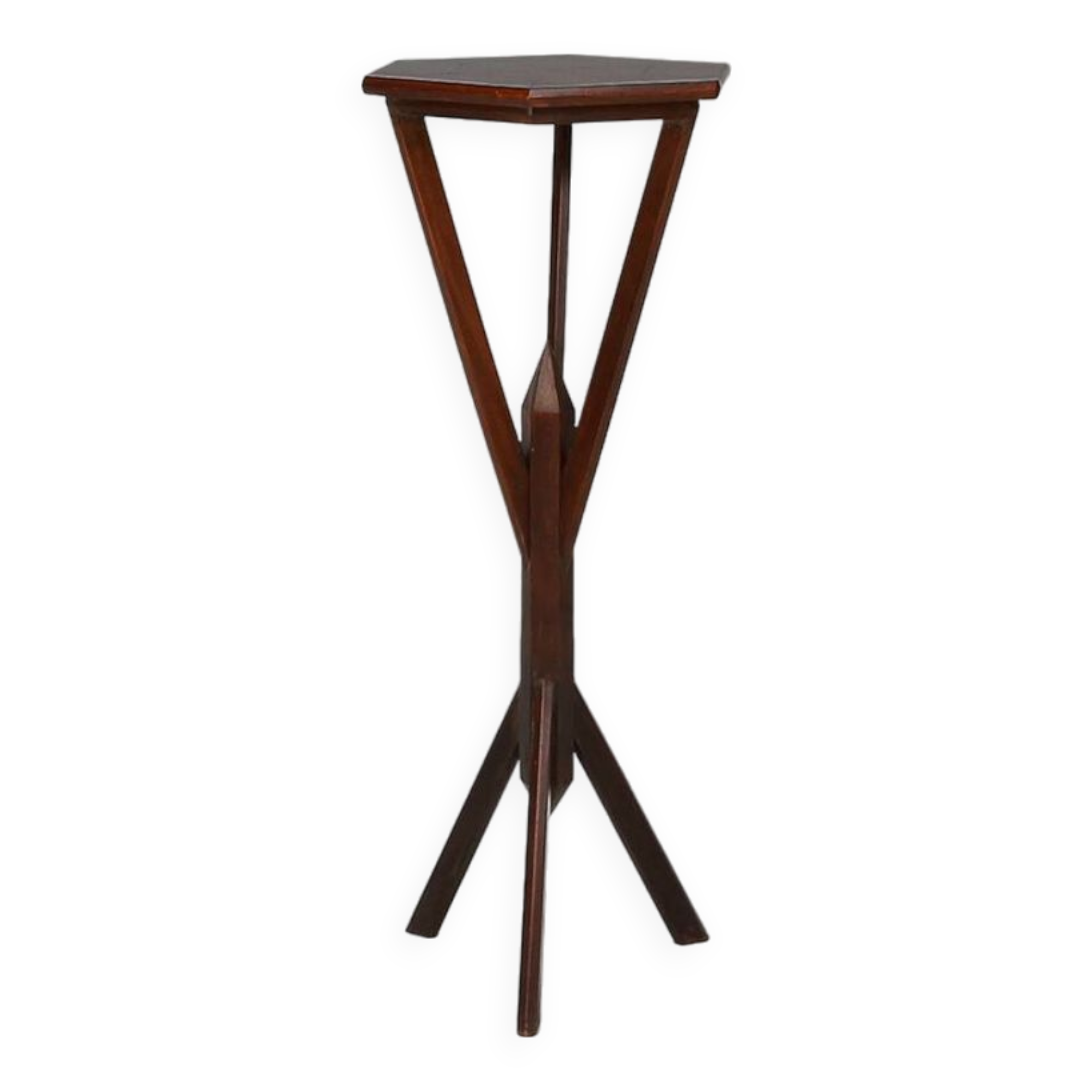 Elegant French Art Deco console in wood from the 1930s