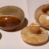 Small onyx stone boxes