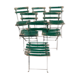 6 folding garden chairs