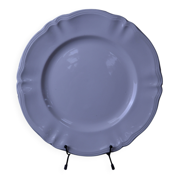 Grand Plat de service Ivoire Sarreguemines 34.5cm