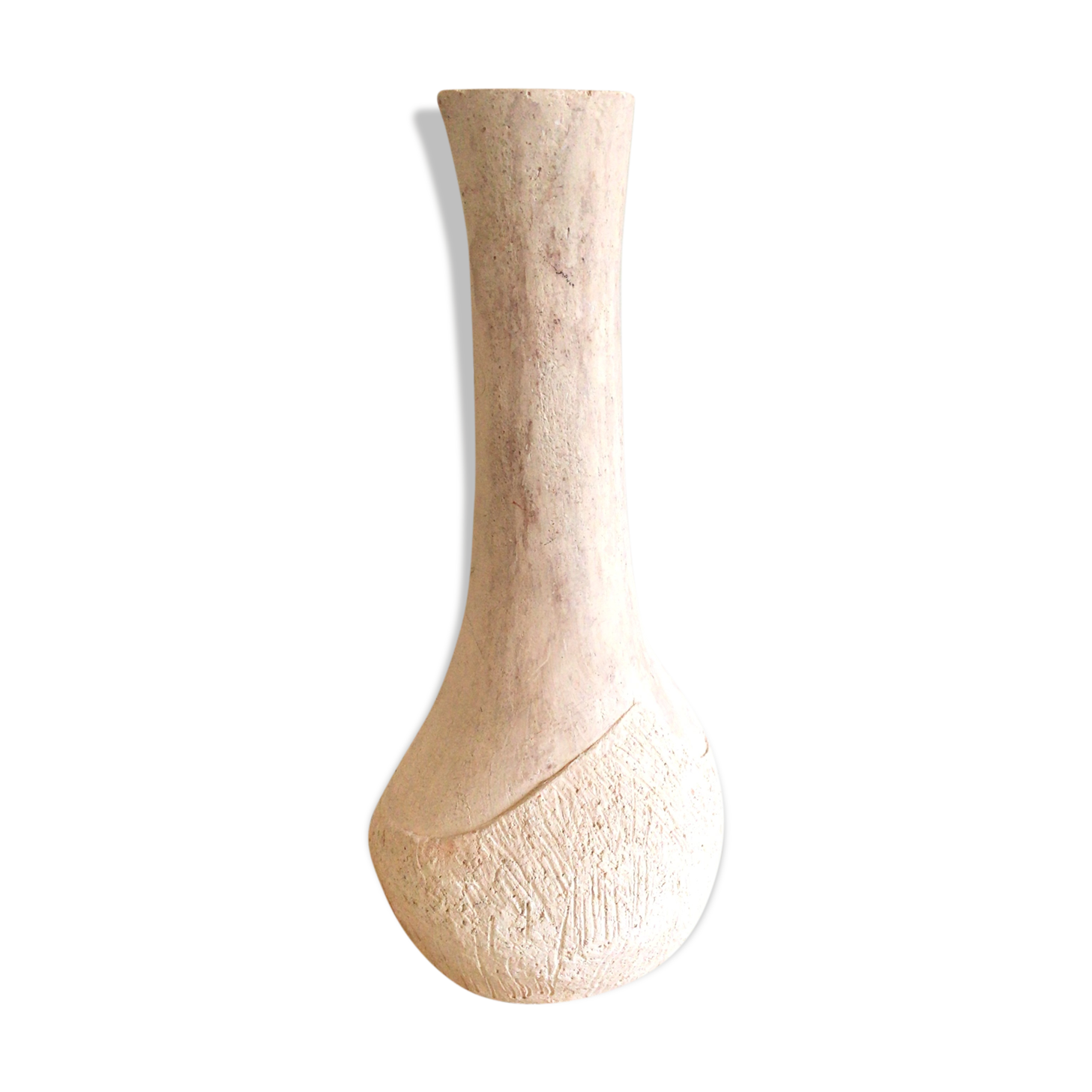 Brutalist pink powder vase