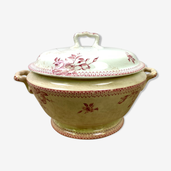 Soupière porcelaine de Gien modèle Pomponnette