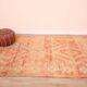 Peach Vintage Moroccan Rug 163 x 289 cm, Berber Wool Rug, Handmade Boho Rug