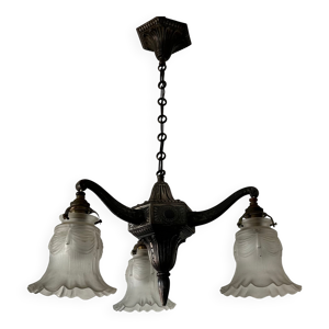 Lustre Art Déco ancien