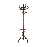 Old wooden parrot coat holder