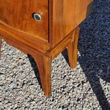Pair of vintage 50s walnut bedside tables