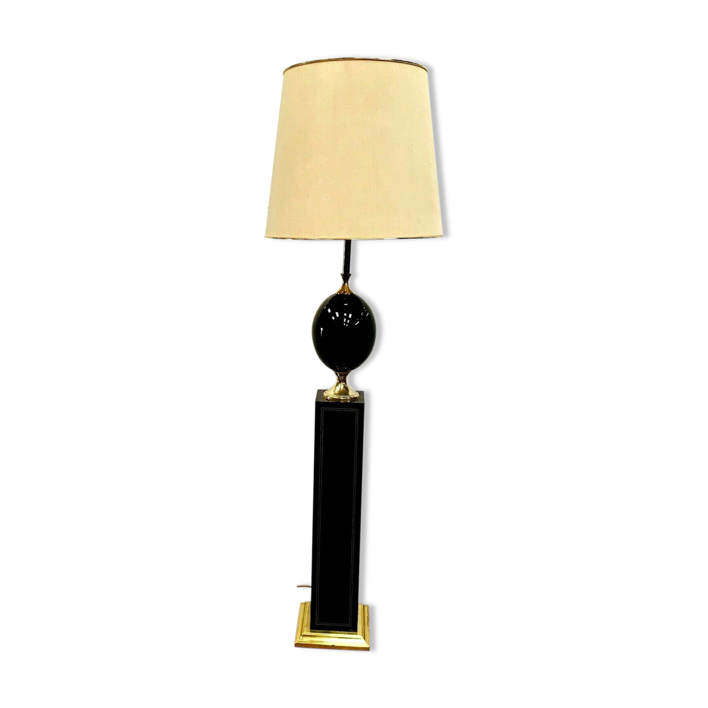 Vintage 1970s brass base 20th century lamppost