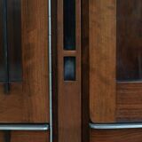 Grand meuble vitrine Art Déco / buffet avec éclairage de luxe