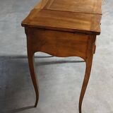 Period dressing table and writing desk in fruitwood, Louis XV style.
