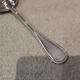 Ladle, fat or lean, silver-plated metal, Christofle silversmith, pearl pattern