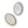 Lot de 2 plats ovales Digoin Sarreguemines en faïence