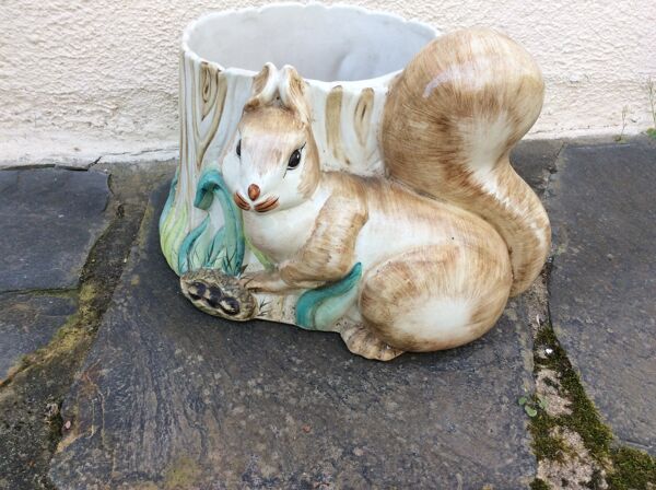 Cache pot en barbotine