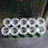 Ten white wine glasses from Alsace "Roemer"