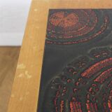 1970s rise and fall coffee table