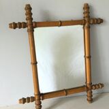 Bamboo style mirror