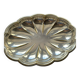 Metal tray with wavy edge