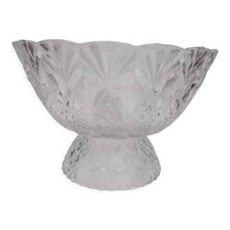 Crystal standing fruit cup