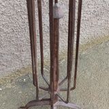 Bougeoir ancien en fer forgé