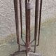 Antique wrought iron candle holder