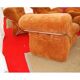 Set de 4 fauteuils vintage et pouf vintage