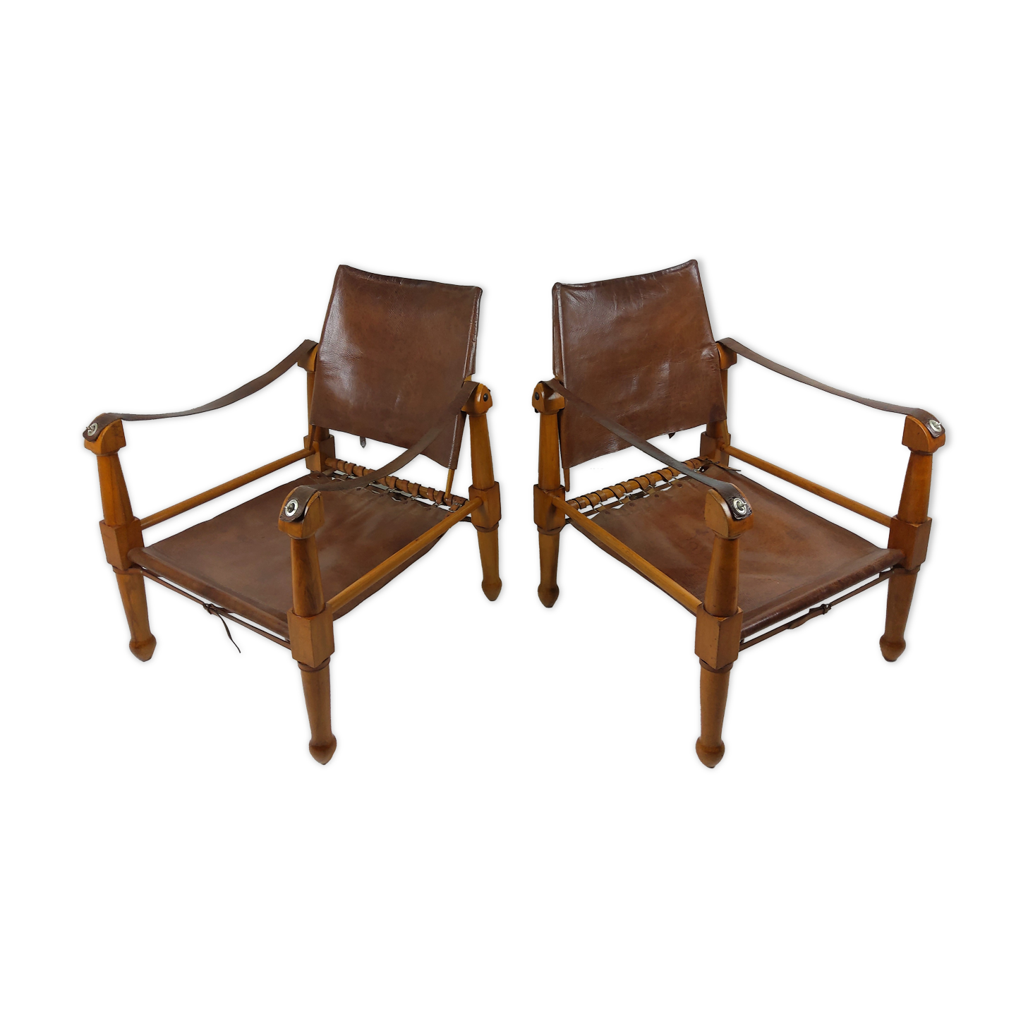 2 safari armchairs 1940